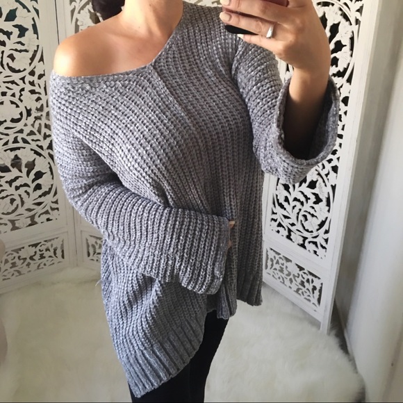 LAST 1️⃣ Soft Oversized Chenille Tunic Sweater - Picture 4 of 8
